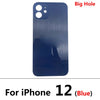 Big Hole Back Glass Replacement for iPhone 12 / 12 Pro with Double Side Adhesive 3M Tape