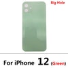 Big Hole Back Glass Replacement for iPhone 12 / 12 Pro with Double Side Adhesive 3M Tape