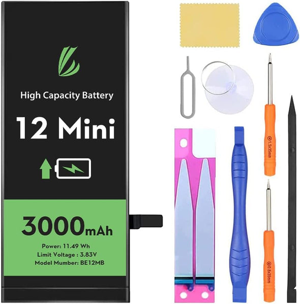For iPhone 12 Mini 3000 mAh Battery Replacement