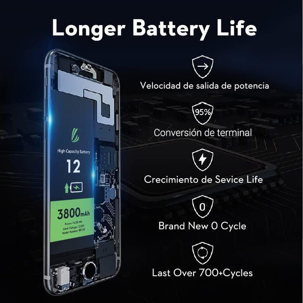 Screen Battery Life Iphone 12 Pro For IPhone 12 12 Pro 3800 MAh