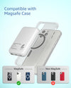 LL TRADER Power Bank Compatible con MagSafe, Batería Externa de 10000 mAh Magnética Cargador Portátil Inalámbrico para iPhone 12/13/14 Series (Blanco)
