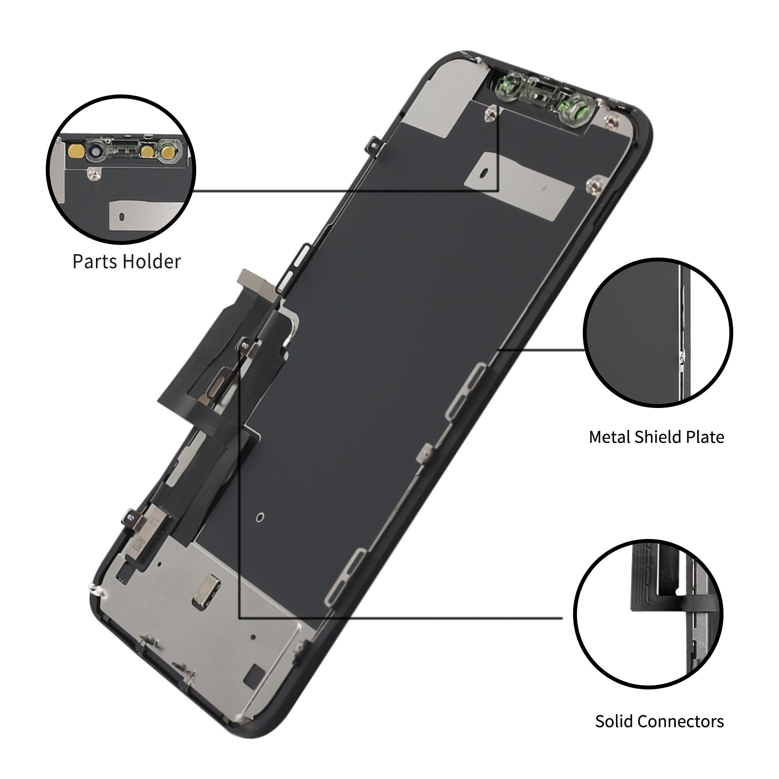 LL TRADER Écran pour iPhone XR LCD Remplacement d'écran 6,1'' FHD Tactile  Digitizer iPhone XR Cadre Assemblage Réparation Outil avec Modèle A1984  A2105 A2106 A2107 A2108 : : High-Tech
