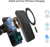 LL TRADER Magsafe Car Mount Wireless Charger Compatible with iPhone 12/12 Pro/Pro Max/Mini, Magnetic Phone Holder Stand 15W Fast Charging Car Mount