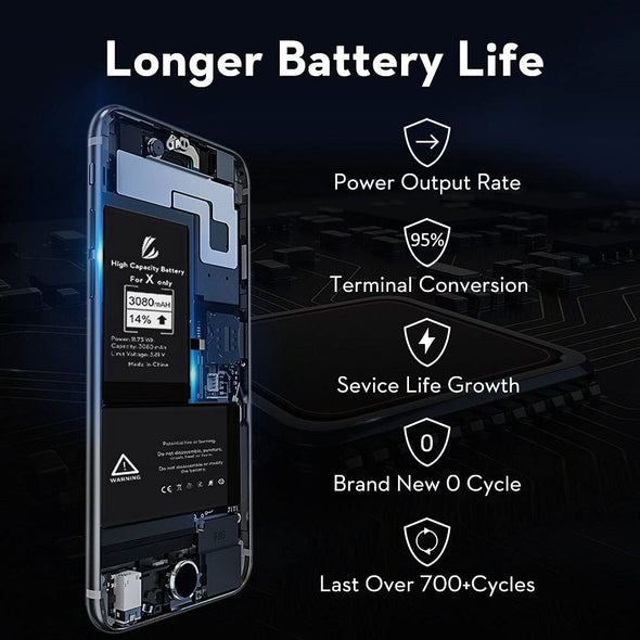 For iPhone X Battery Replacement