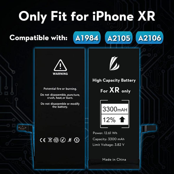 For iPhone XR Battery Replacement