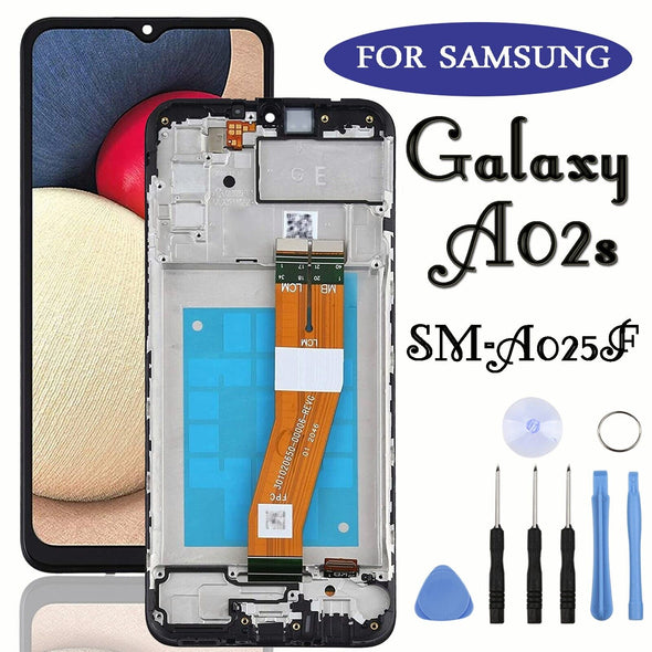 Samsung Galaxy A02s A025F/M 5G LCD Touch Screen Digitizer Replacement+Frame