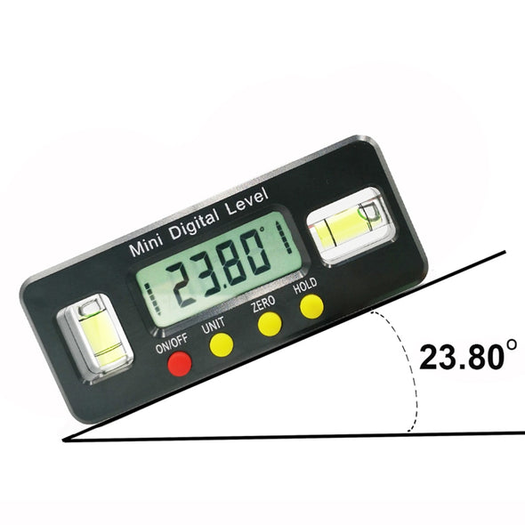 Digital angle finder Protractor electronic level box 360 Degree digital inclinometer angle measuring tool with magnets Portable