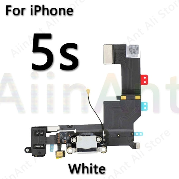 USB Port Charger Dock Connector Charging Flex Cable For iPhone 5 5S SE 6 6s Plus