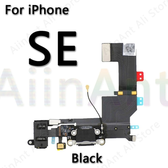 USB Port Charger Dock Connector Charging Flex Cable For iPhone 5 5S SE 6 6s Plus