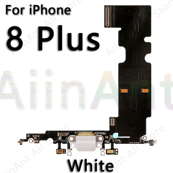 USB Port Charger Dock Connector Mic Charging Flex Cable For iPhone 7 8 Plus X XR Xs Max