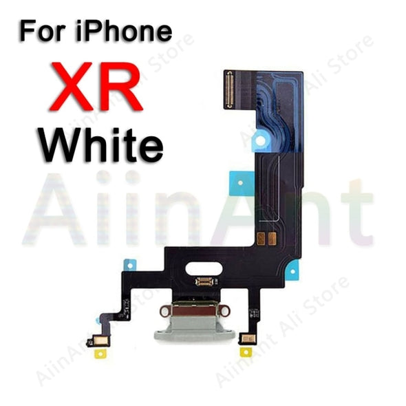 USB Port Charger Dock Connector Mic Charging Flex Cable For iPhone 7 8 Plus X XR Xs Max