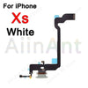 USB Port Charger Dock Connector Mic Charging Flex Cable For iPhone 7 8 Plus X XR Xs Max