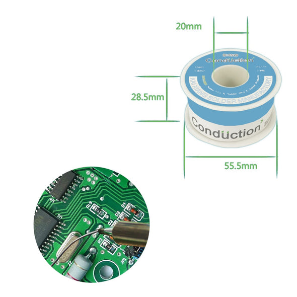 50g/100g Welding Solder Wire High Purity Low Fusion Spot 0.3/0.5/0.8/1/1.2mm Rosin Soldering Wire Roll No-clean Tin BGA Welding
