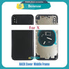 Back Housing for iPhone X / XS / XR / XS Max Back Cover Battery Door Rear Cover Chassis Middle Frame with Glass Replacement Parts