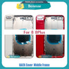 Back Housing for iPhone 8 / 8 Plus Back Cover Battery Door Rear Cover Chassis Middle Frame with Glass Replacement Parts