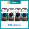 Back Housing for iPhone 8 / 8 Plus Back Cover Battery Door Rear Cover Chassis Middle Frame with Glass Replacement Parts