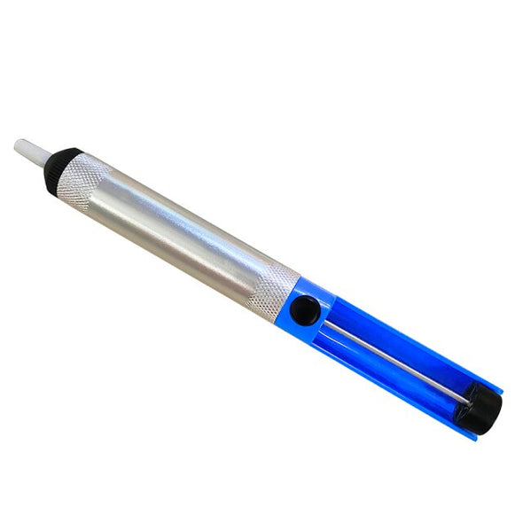 Aluminium Desoldering Suction Pump Tool Solder Sucker Suction Tin Pen Removal Device Blue Vacuum Soldering Iron Desolder