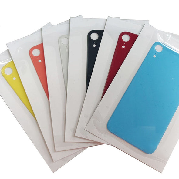 Big Hole Back Glass Replacement for iPhone XR with Double Side Adhesive 3M Tape