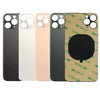 Big Hole Back Glass Replacement for iPhone 11 Pro with Double Side Adhesive 3M Tape