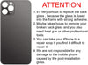 Big Hole Back Glass Replacement for iPhone 11 Pro Max with Double Side Adhesive 3M Tape