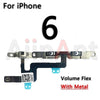 On/off Volume Buttons Mute Key Flex Cale For iPhone 6 6s 7 8 Plus 5 5s SE SE2