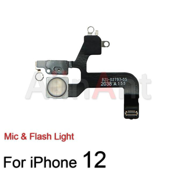 On off Volume Buttons Mute Wireless Charging Flash Light Power Flex Cable For iPhone 12 12Pro 12Pro Max Mini