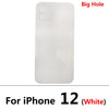 Big Hole Back Glass Replacement for iPhone 12 / 12 Pro with Double Side Adhesive 3M Tape