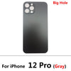 Big Hole Back Glass Replacement for iPhone 12 / 12 Pro with Double Side Adhesive 3M Tape