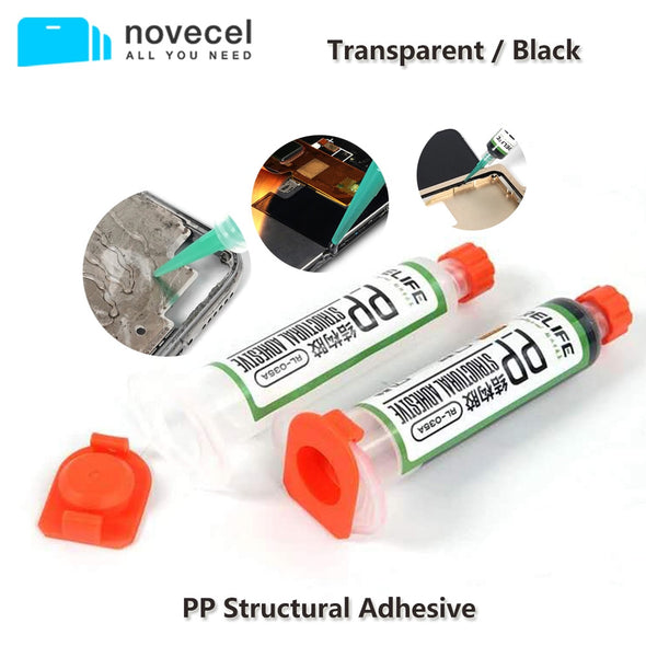 RELIFE RL-035A PP Structural Adhesive Black Transparent