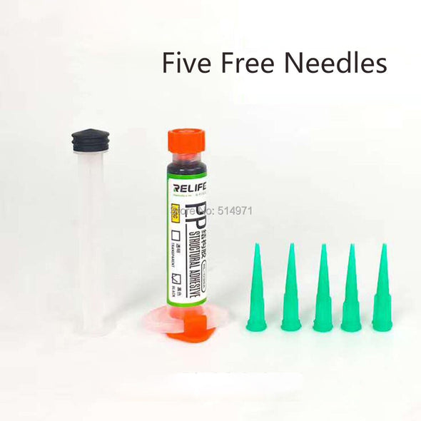 RELIFE RL-035A PP Structural Adhesive Black Transparent