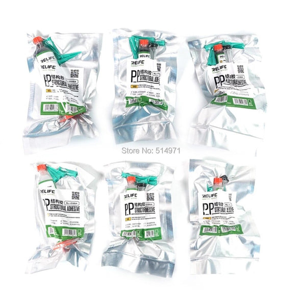 RELIFE RL-035A PP Structural Adhesive Black Transparent