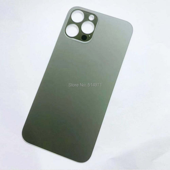 5pcs/lot Big Hole Back Glass Cover For iPhone 12 12pro 12promax 12mini