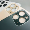 5pcs/lot Big Hole Back Glass Cover For iPhone 11pro 11Promax