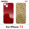 Big Hole Back Glass Replacement for iPhone 13 / 13 Pro / 13 Pro Max with Double Side Adhesive 3M Tape