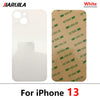 Big Hole Back Glass Replacement for iPhone 13 / 13 Pro / 13 Pro Max with Double Side Adhesive 3M Tape