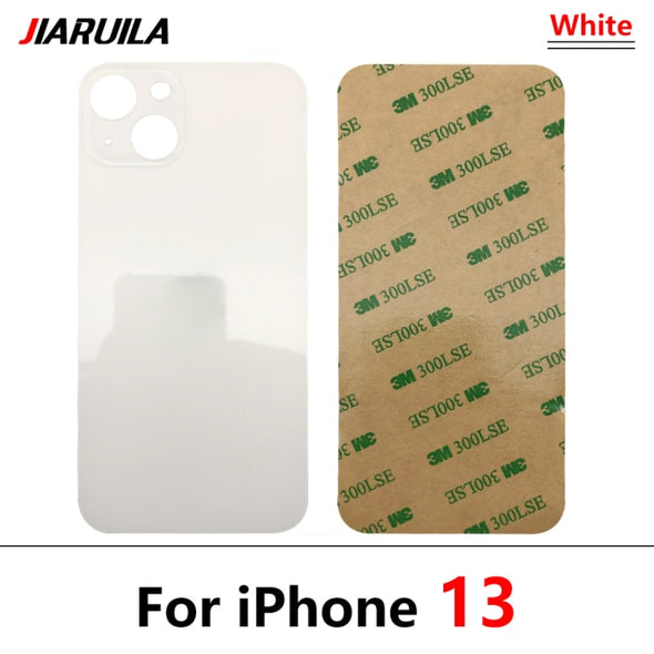 Big Hole Back Glass Replacement for iPhone 13 / 13 Pro / 13 Pro Max with Double Side Adhesive 3M Tape