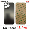 Big Hole Back Glass Replacement for iPhone 13 / 13 Pro / 13 Pro Max with Double Side Adhesive 3M Tape