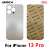 Big Hole Back Glass Replacement for iPhone 13 / 13 Pro / 13 Pro Max with Double Side Adhesive 3M Tape